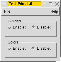Screenshot of Troll Print 1.0 (English)